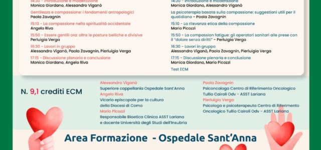 Pomeriggi di studio per operatori sanitari accreditato ECM